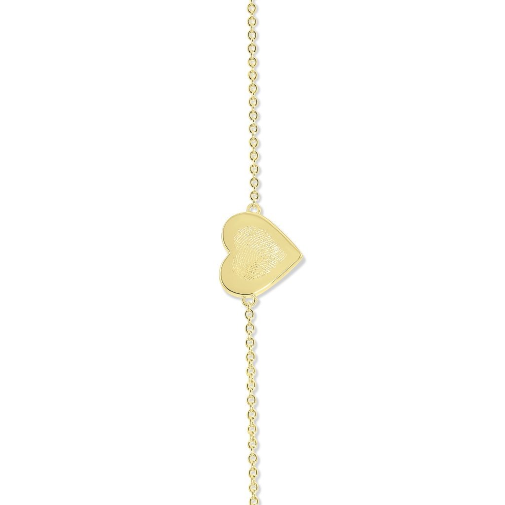 Heart Fingerprint Bracelet - MemoriesMade
