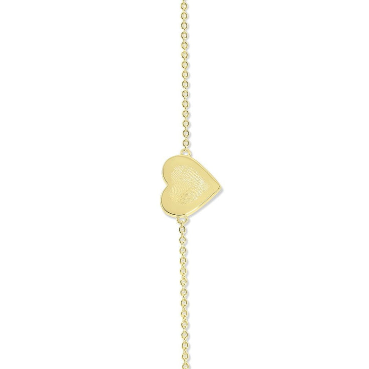 Heart Fingerprint Bracelet - MemoriesMade