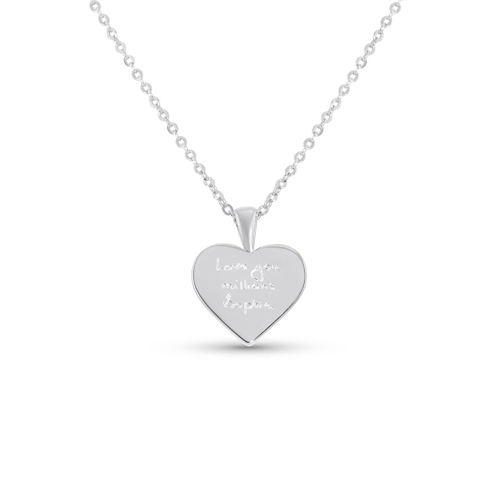 Heart Handwriting Necklace - MemoriesMade