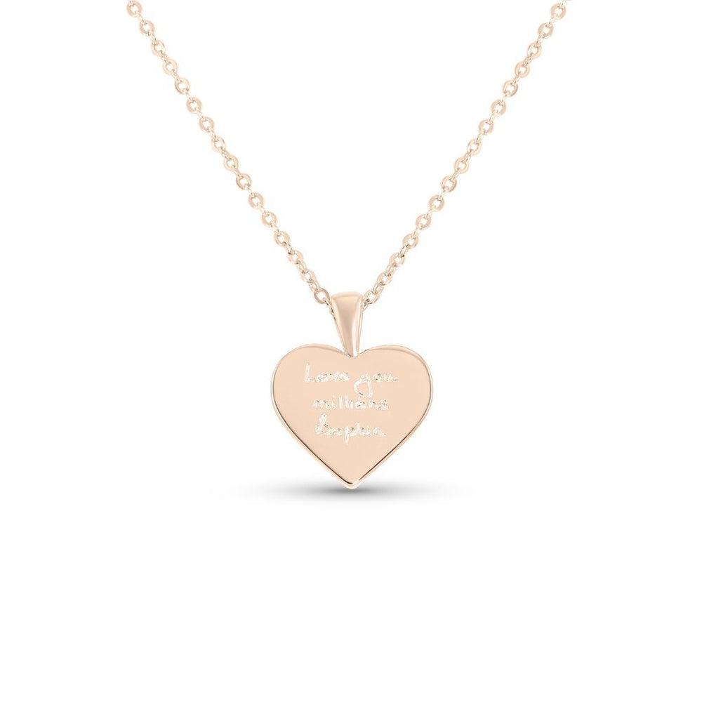 Heart Handwriting Necklace - MemoriesMade