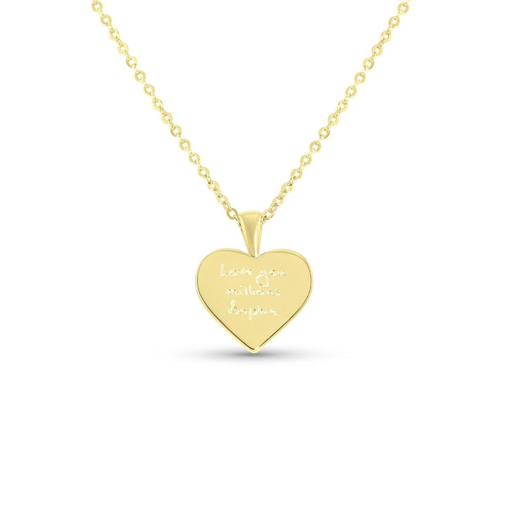 Heart Handwriting Necklace - MemoriesMade