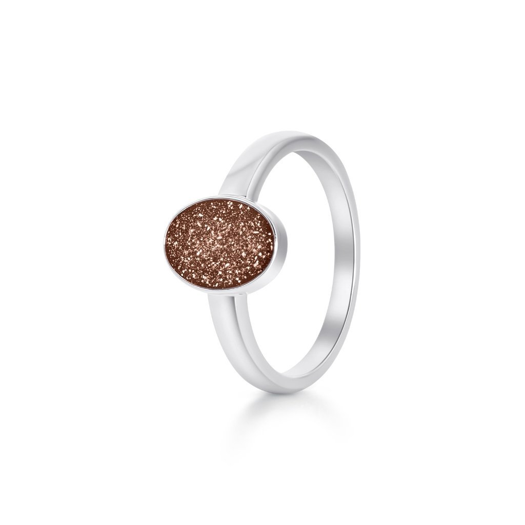 Oval Ashes Ring - MemoriesMade