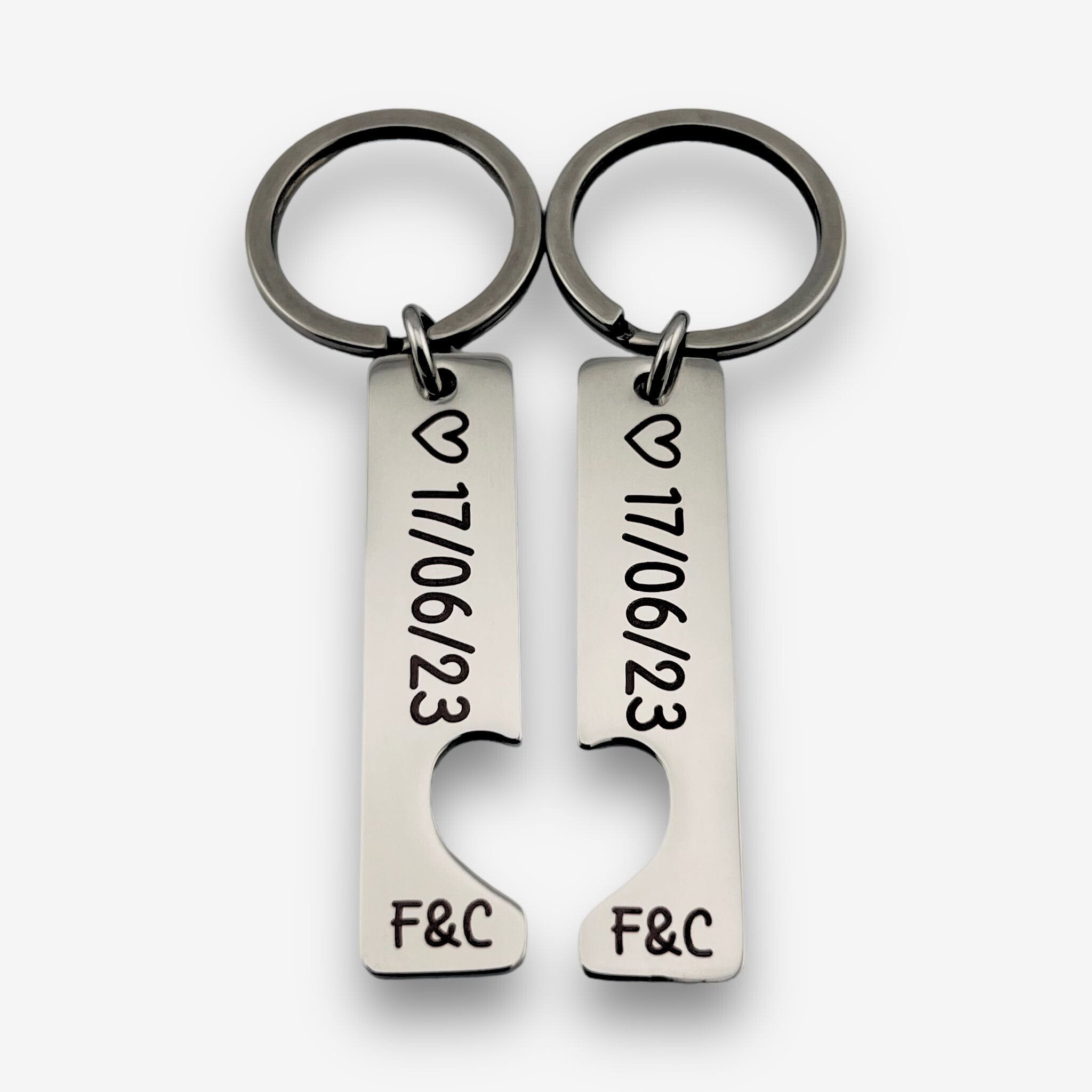 Pair of Special Date Keychains