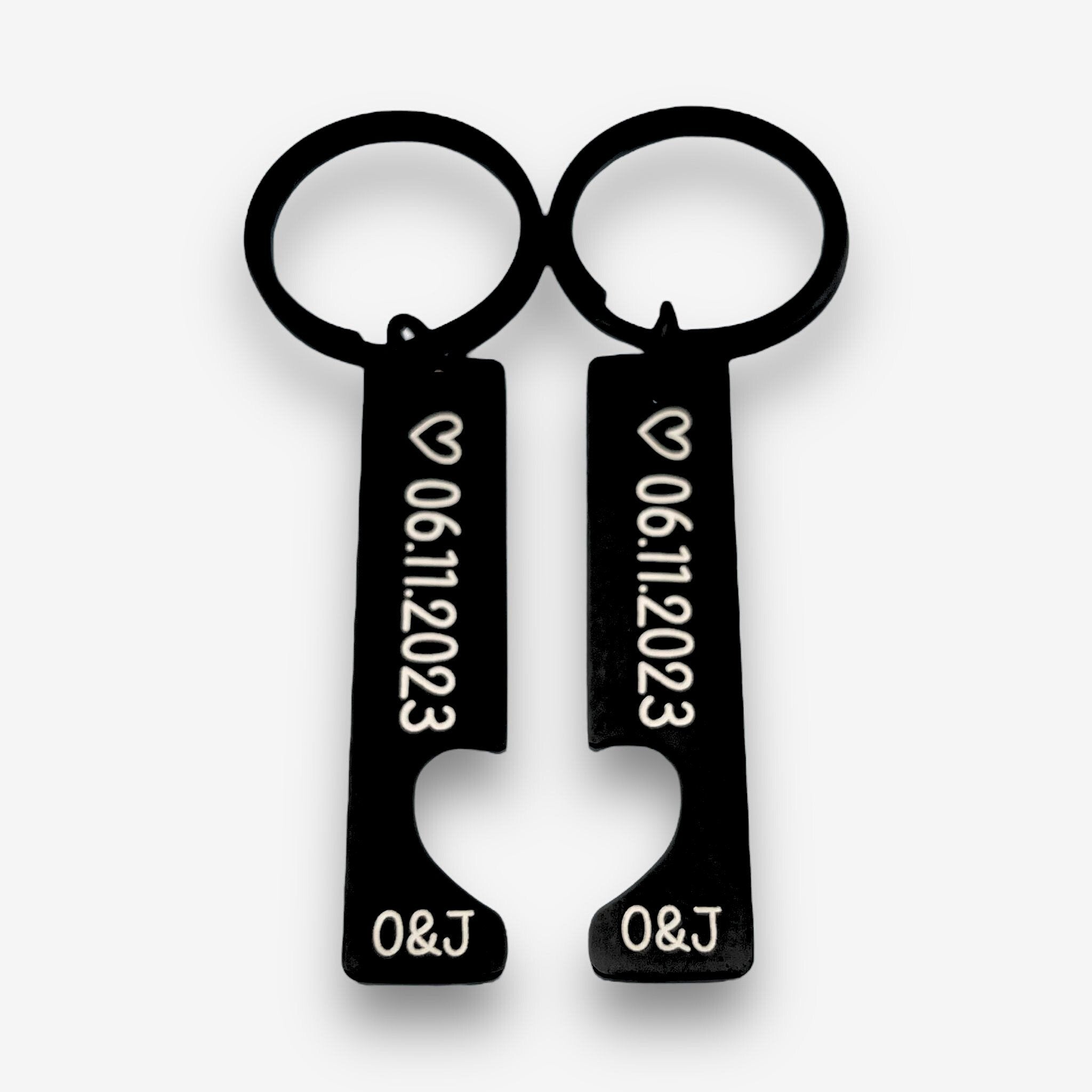 Pair of Special Date Keychains