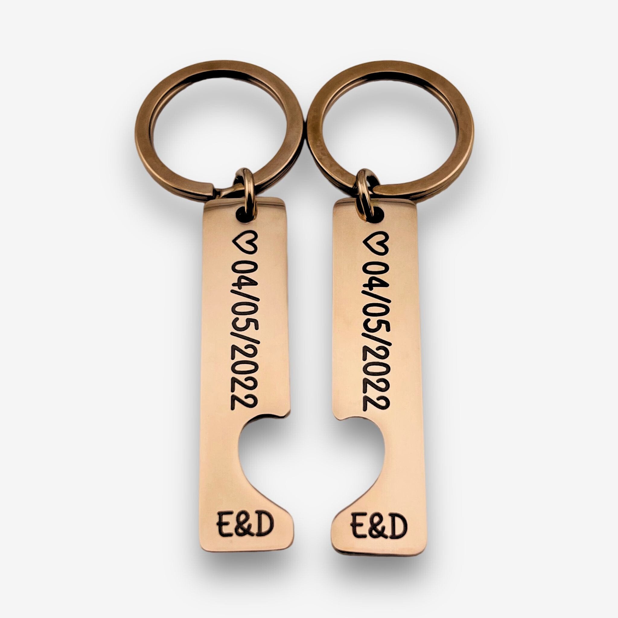 Pair of Special Date Keychains