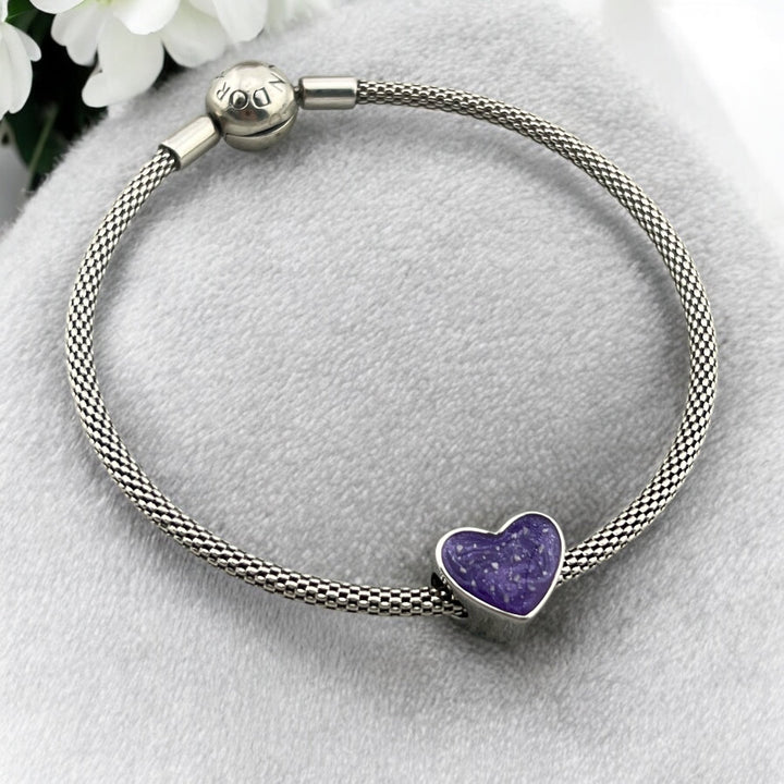 Pandora - Compatible Heart Ashes Charm - MemoriesMade