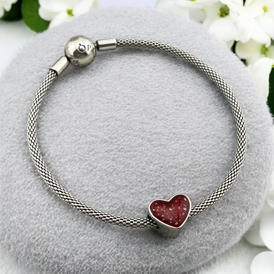 Pandora - Compatible Heart Ashes Charm - MemoriesMade