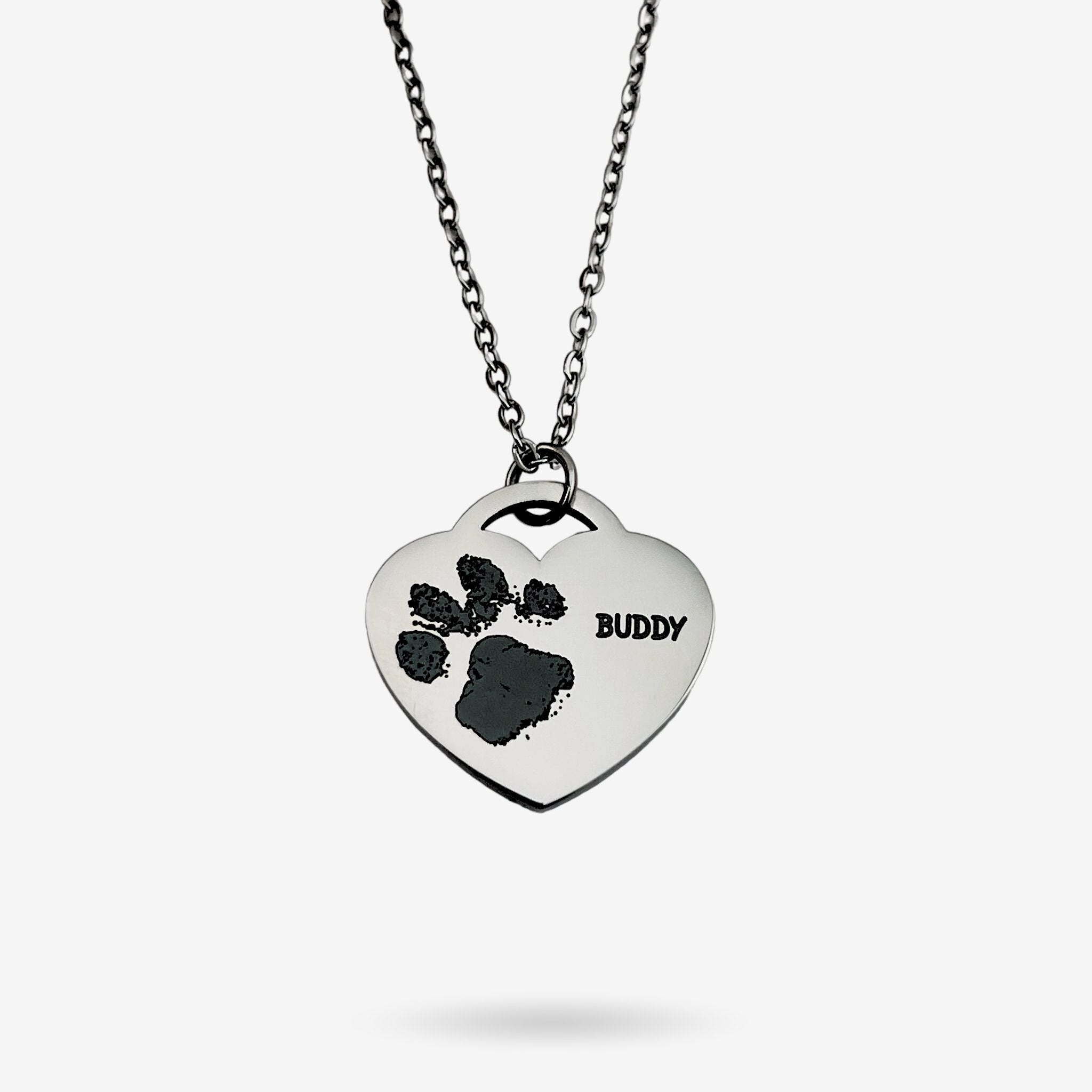 Pawprint Heart Necklace