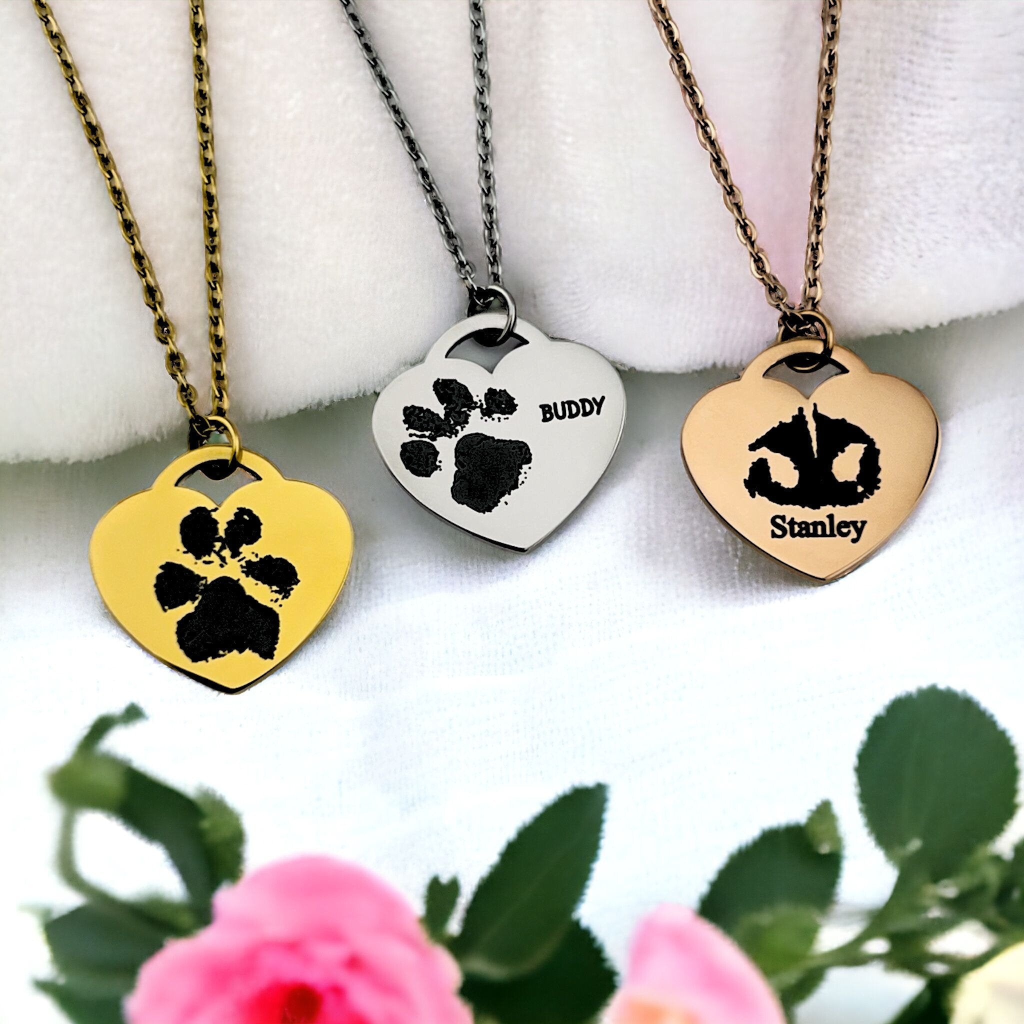 Pawprint Heart Necklace