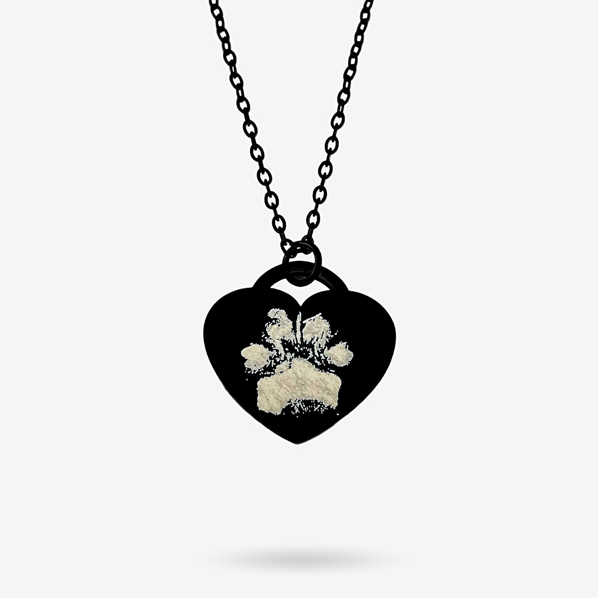 Pawprint Heart Necklace