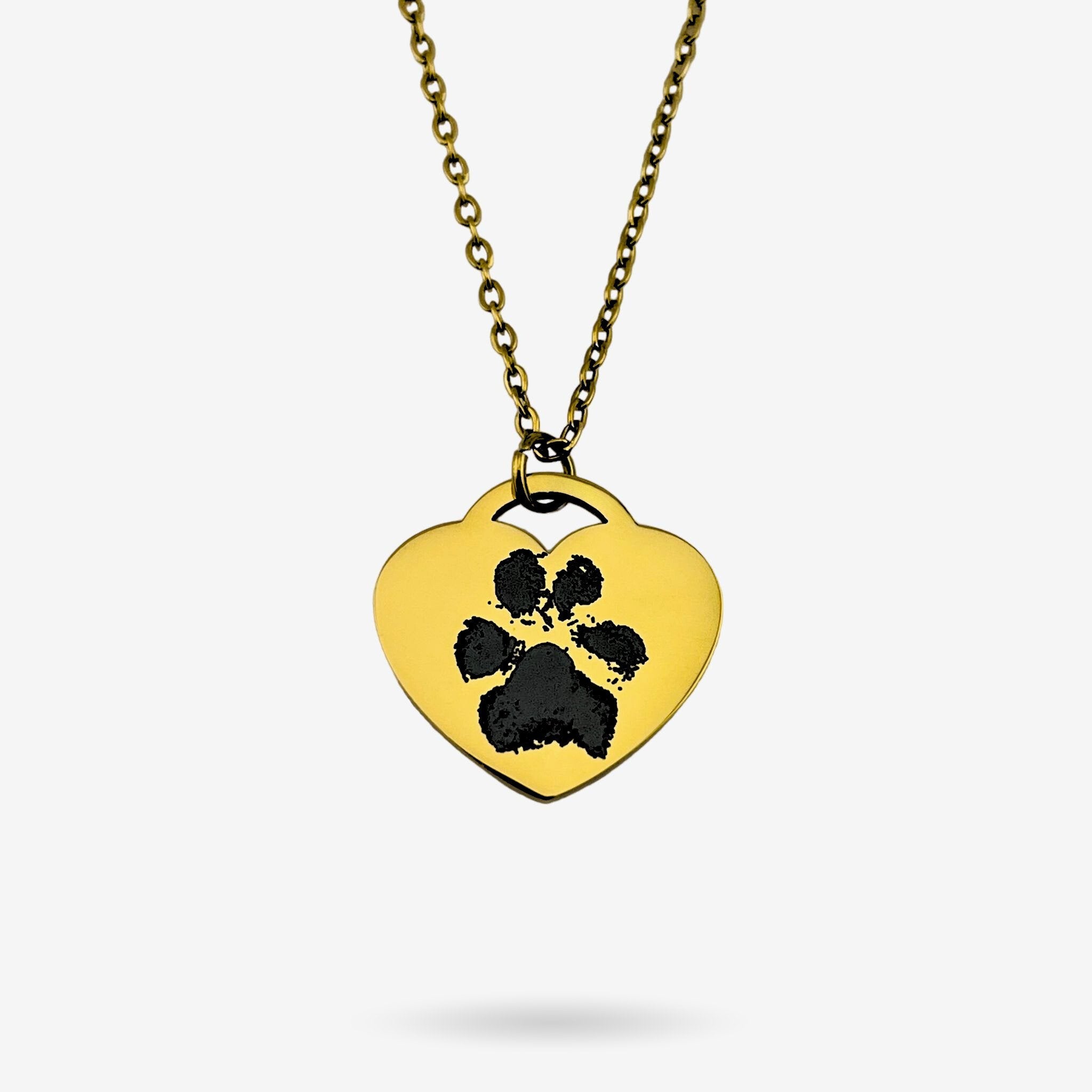 Pawprint Heart Necklace