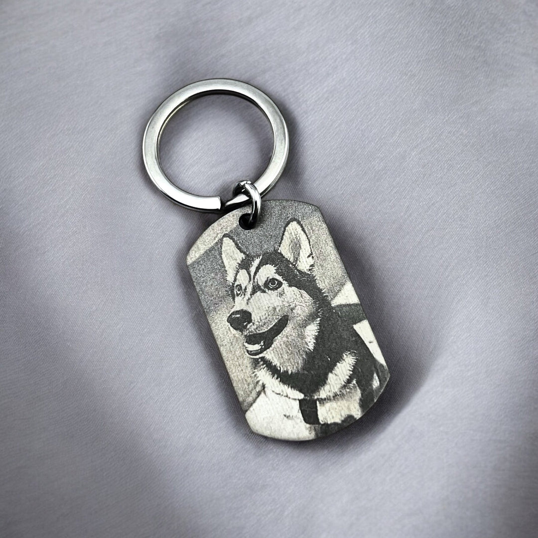 Pawprint Flat Bar Keychain - MemoriesMade