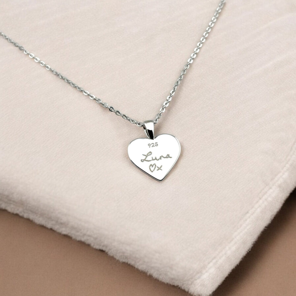 Pawprint Heart Necklace - MemoriesMade