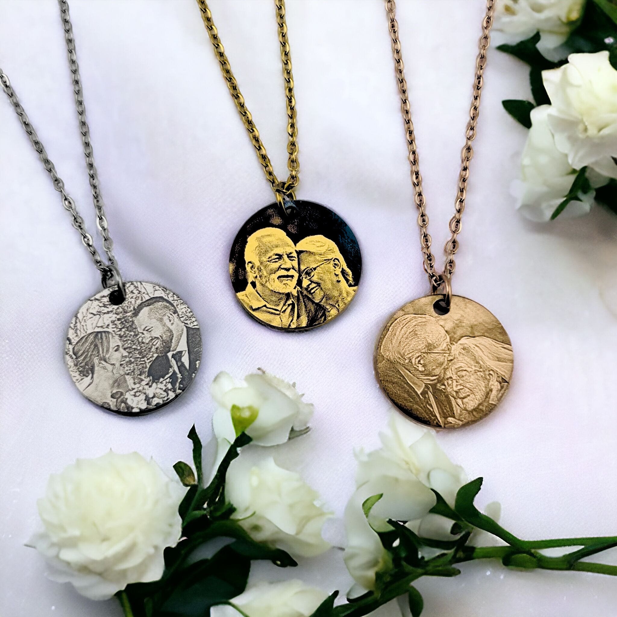 Photo Disc Necklace