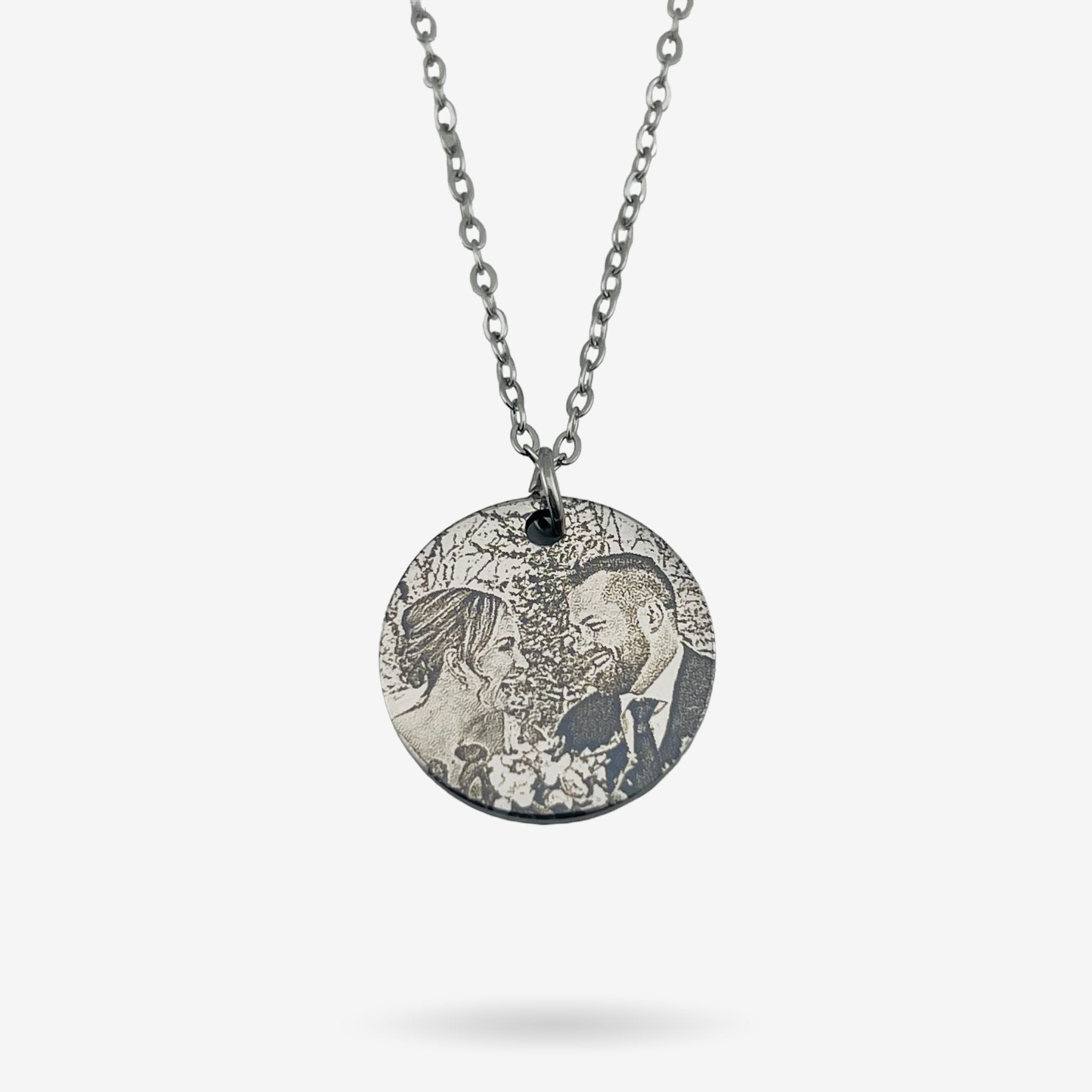 Photo Disc Necklace