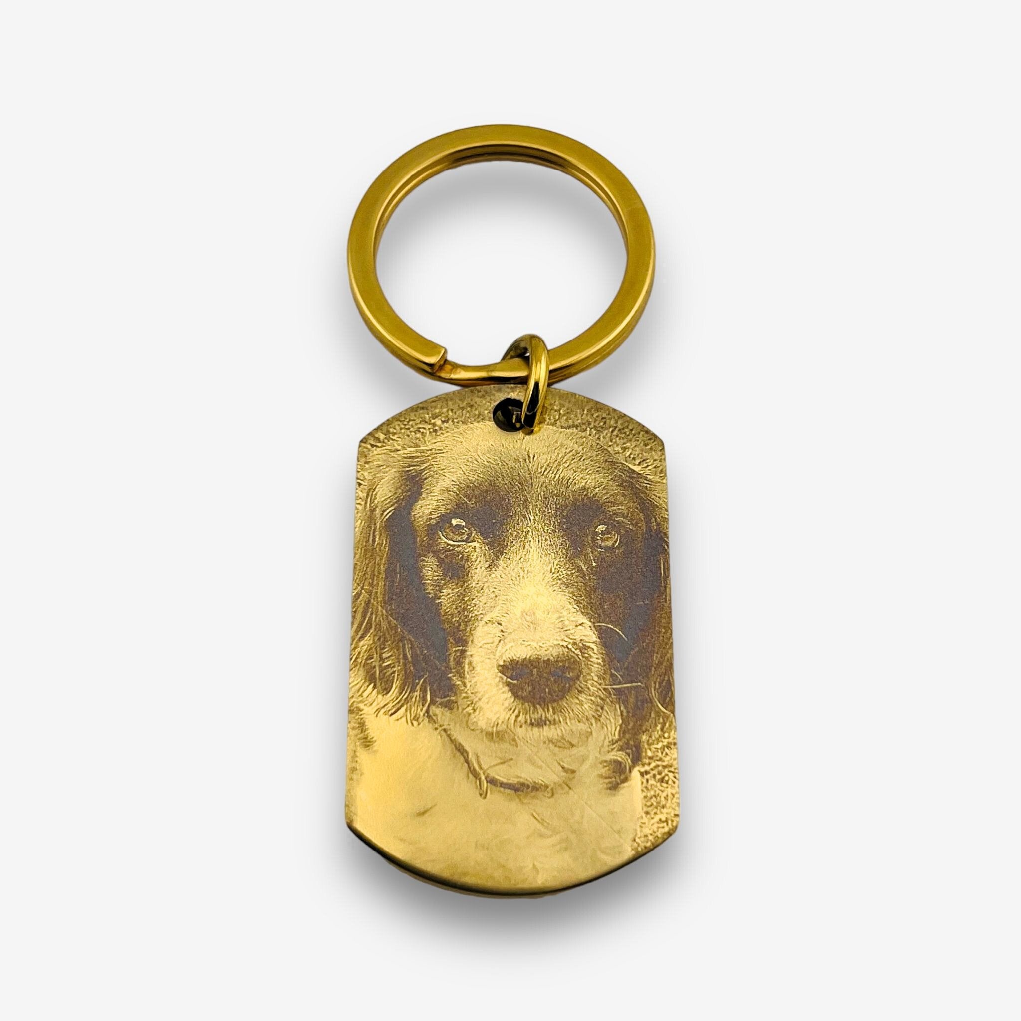 Photo Flat Bar Keychain