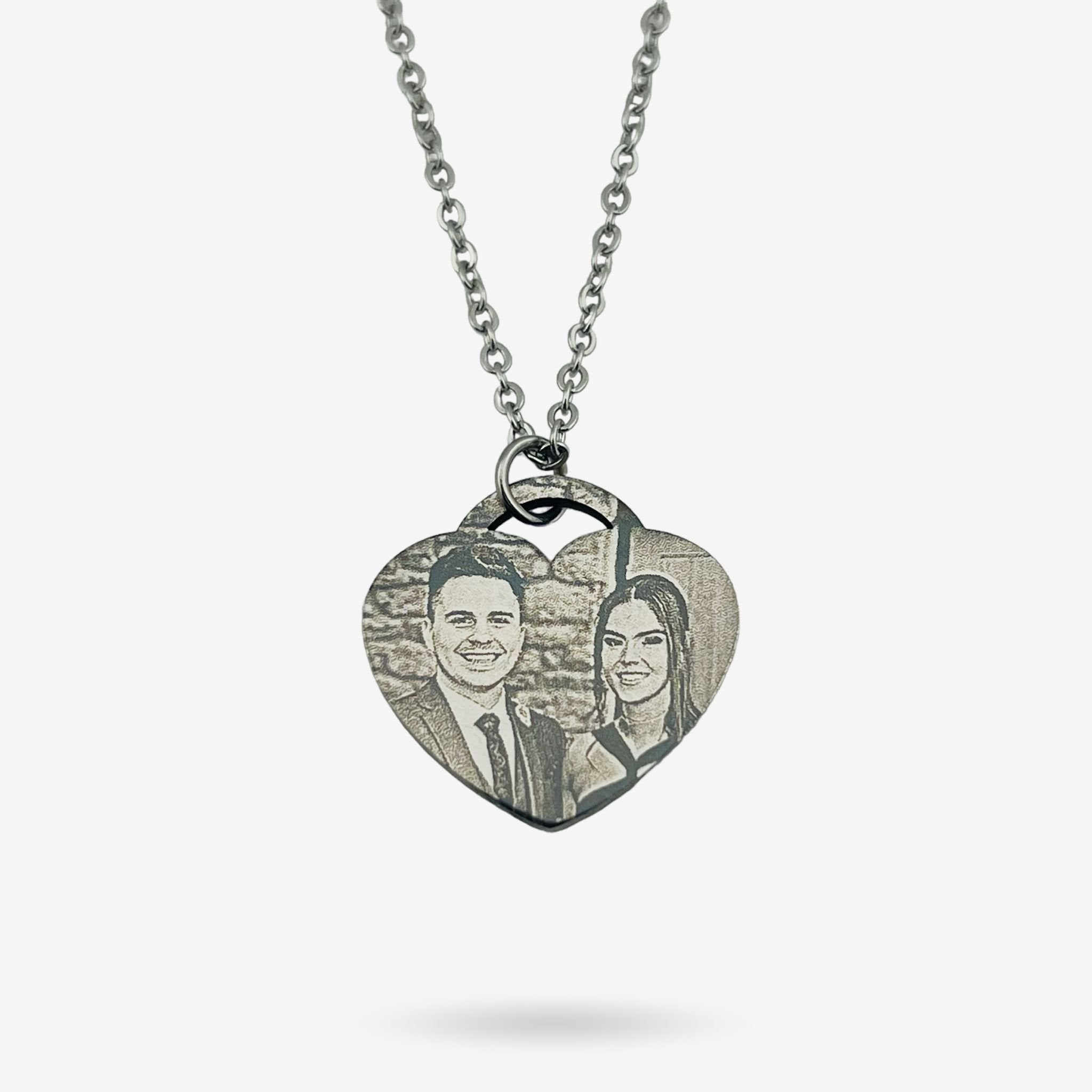 Photo Heart Necklace