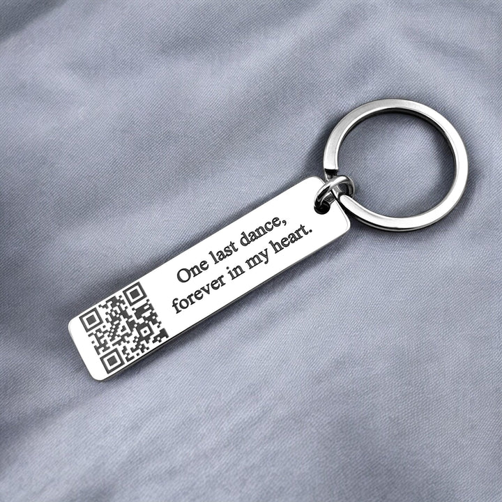 QR Code Slim Bar Keychain - MemoriesMade