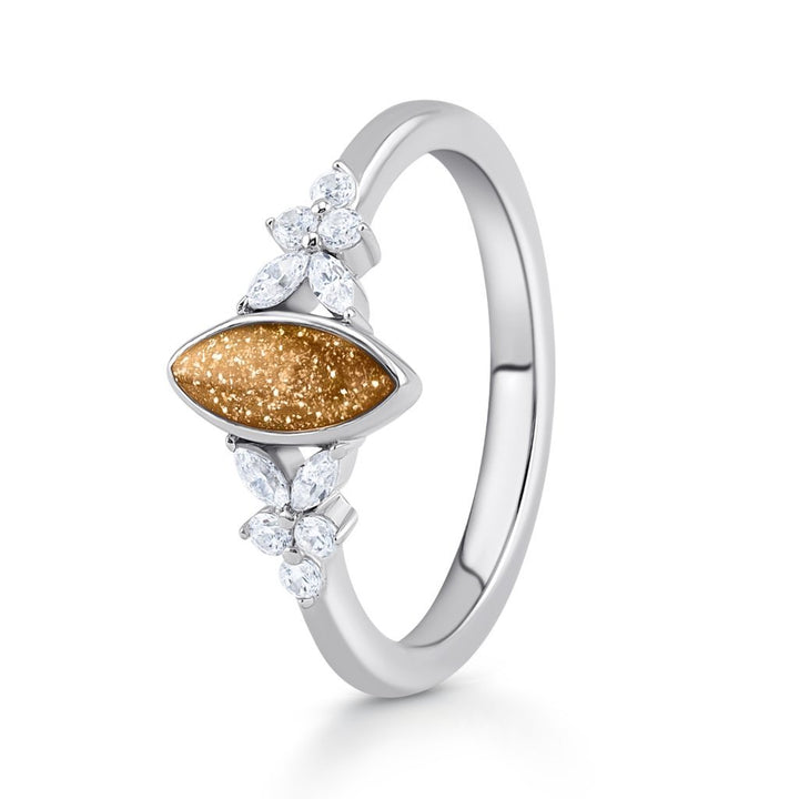 Radiance Marquise Ashes Ring - MemoriesMade
