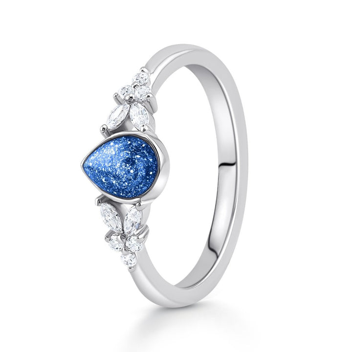 Radiance Teardrop Ashes Ring - MemoriesMade