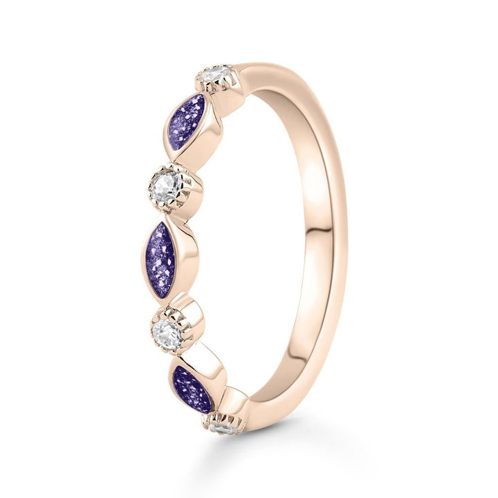Rose Gold Beloved Ashes Ring - MemoriesMade