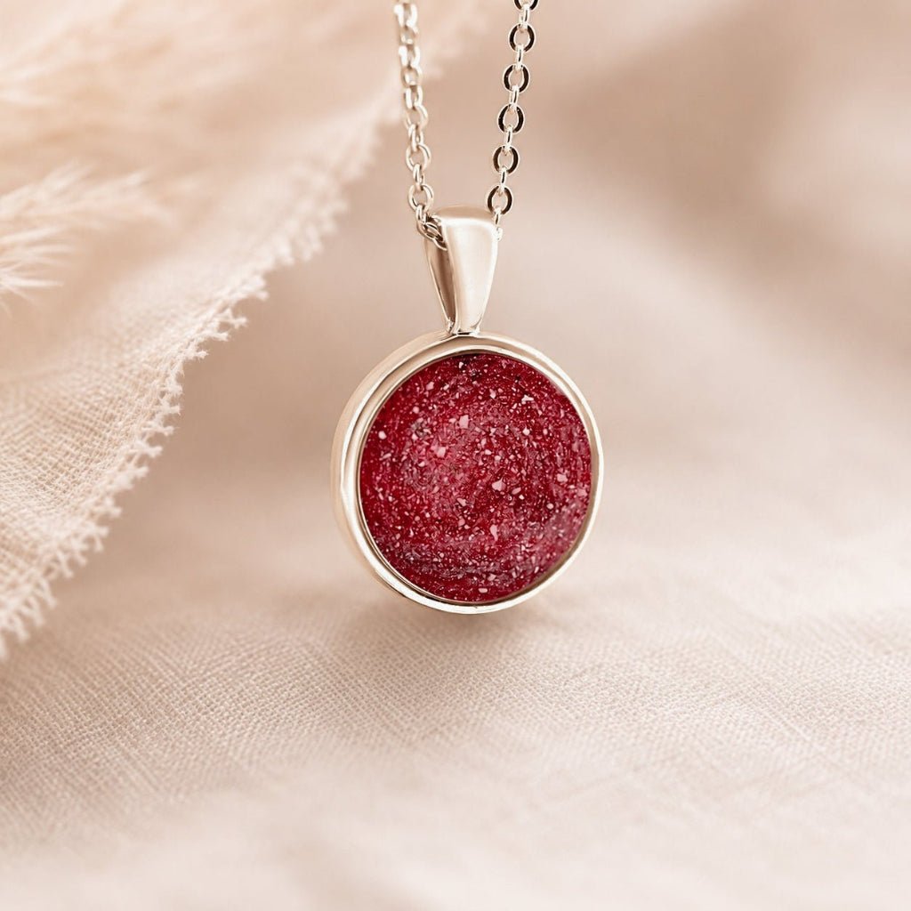 Rose Gold Tribute Ashes Necklace - MemoriesMade