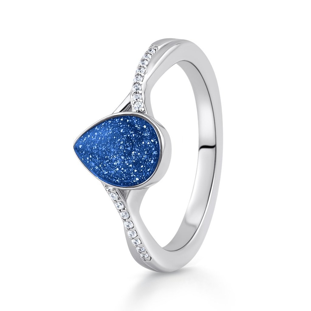 Serenity Teardrop Ashes Ring - MemoriesMade