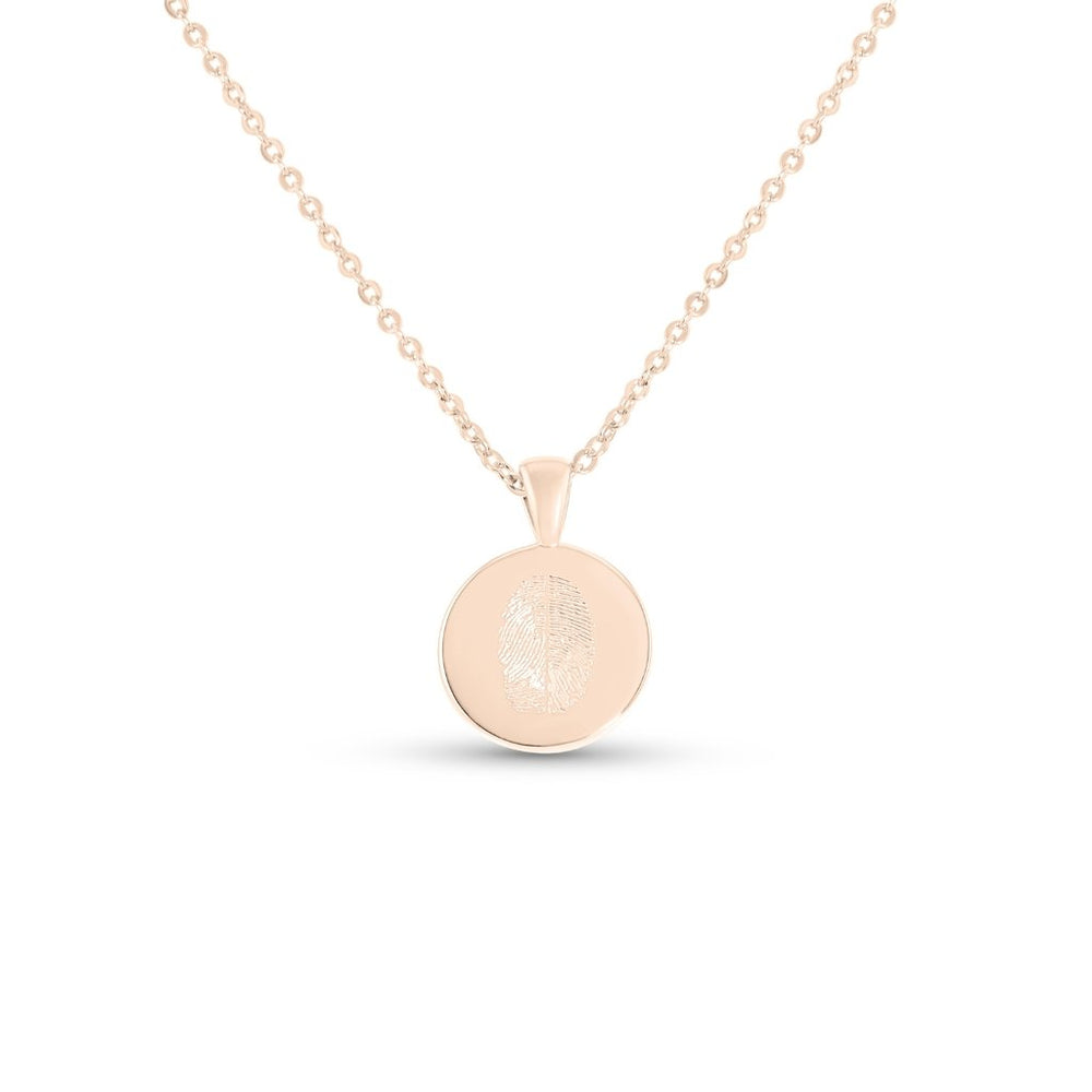 Small Classic Duo Fingerprint Necklace - MemoriesMade