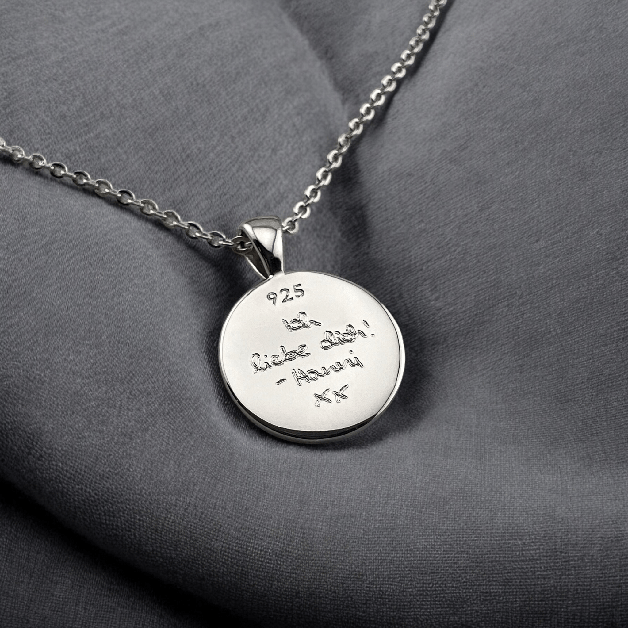 Small Duo Fingerprint Necklace - MemoriesMade