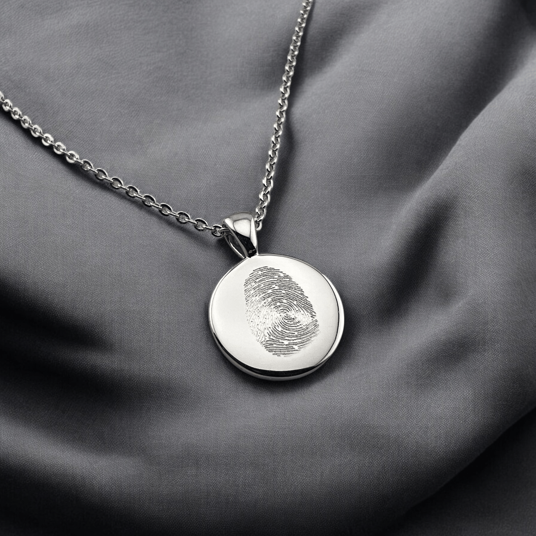 Small Fingerprint Necklace - MemoriesMade