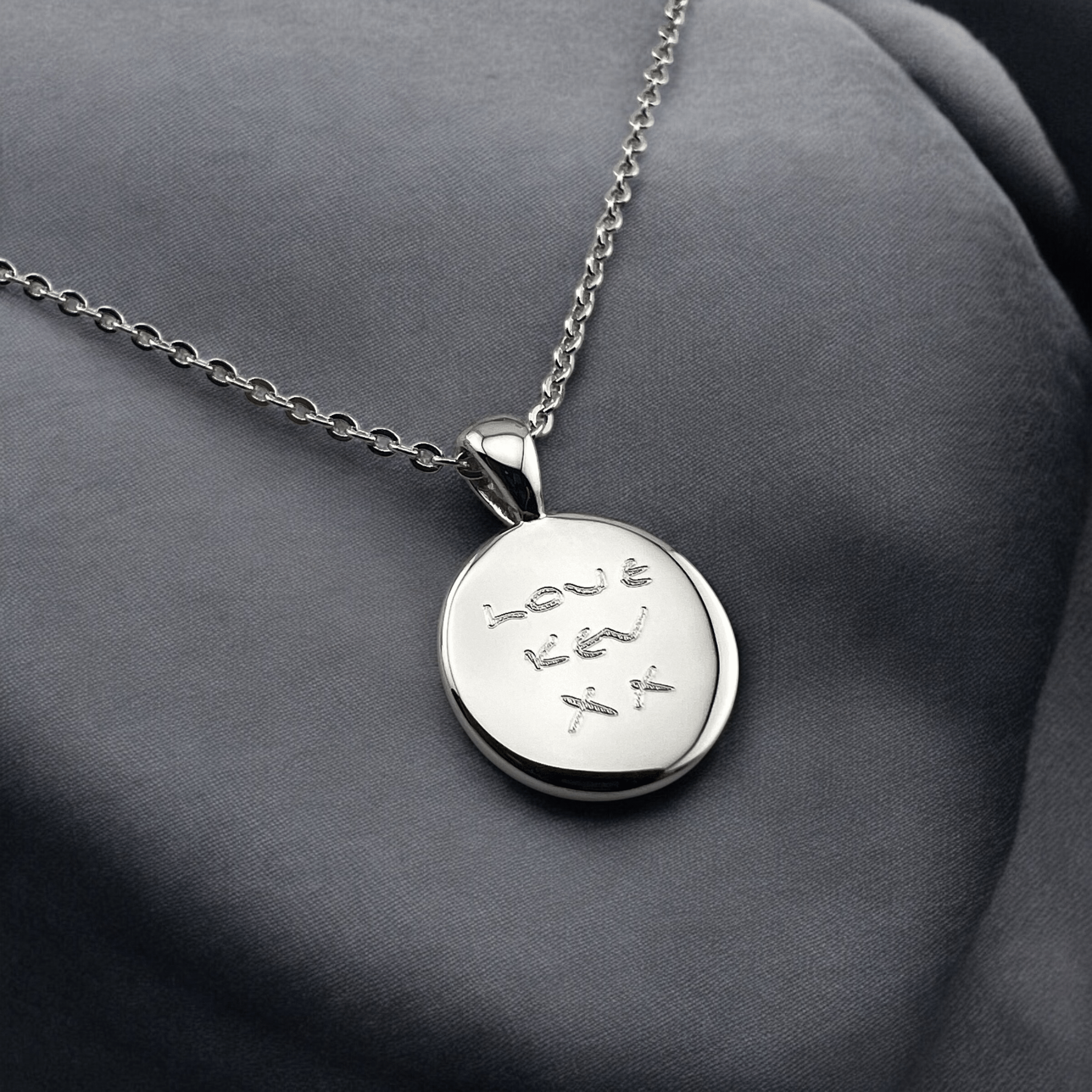 Small Handwriting Necklace - MemoriesMade