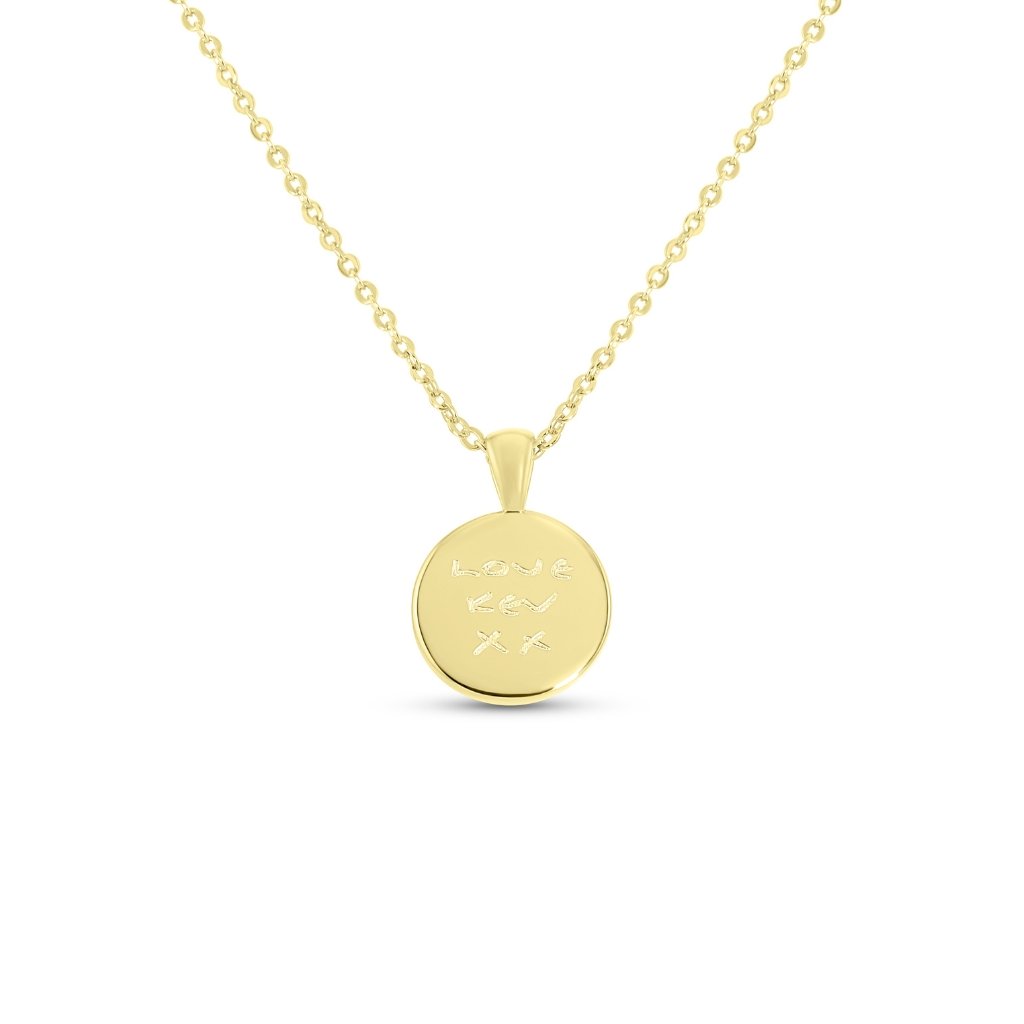 Small Handwriting Necklace - MemoriesMade