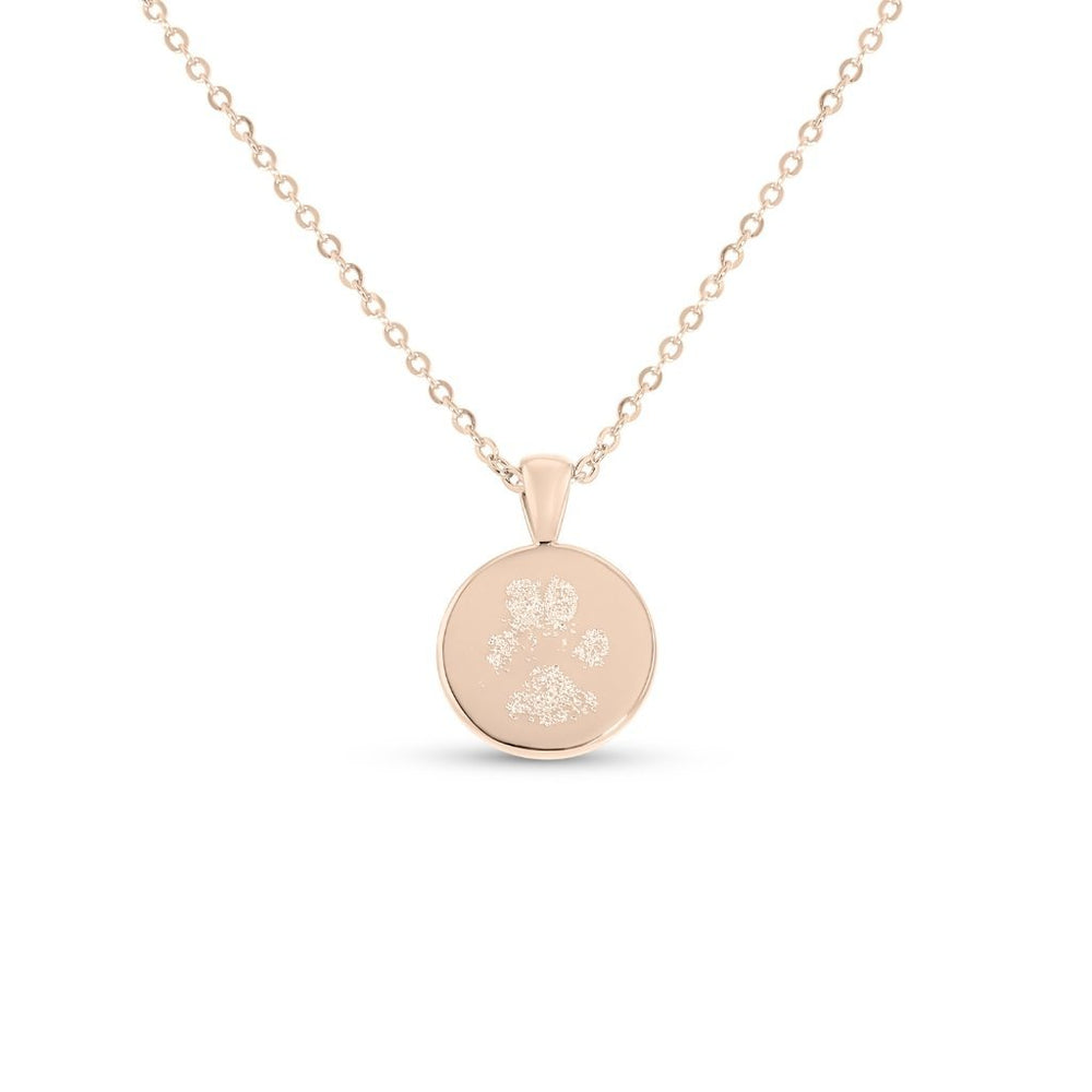 Small Pawprint Necklace - MemoriesMade