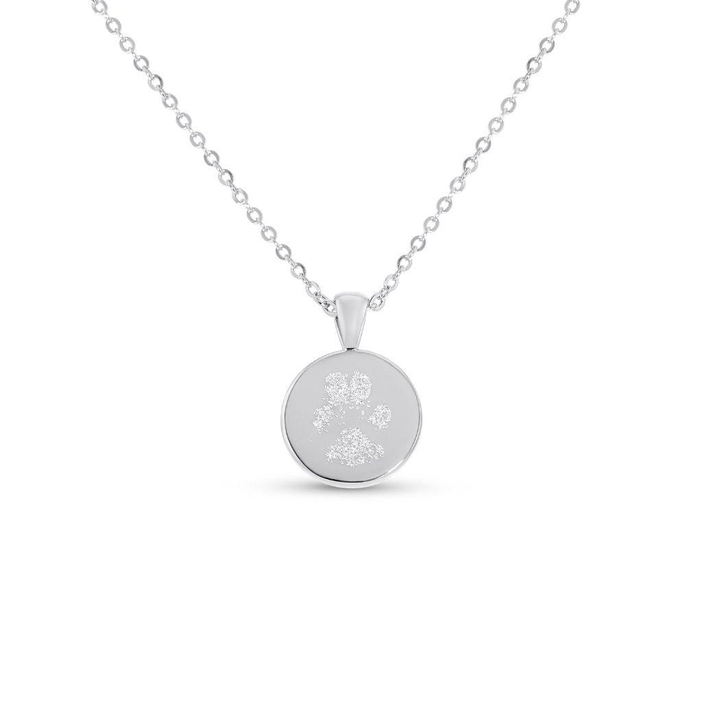Small Pawprint Necklace - MemoriesMade