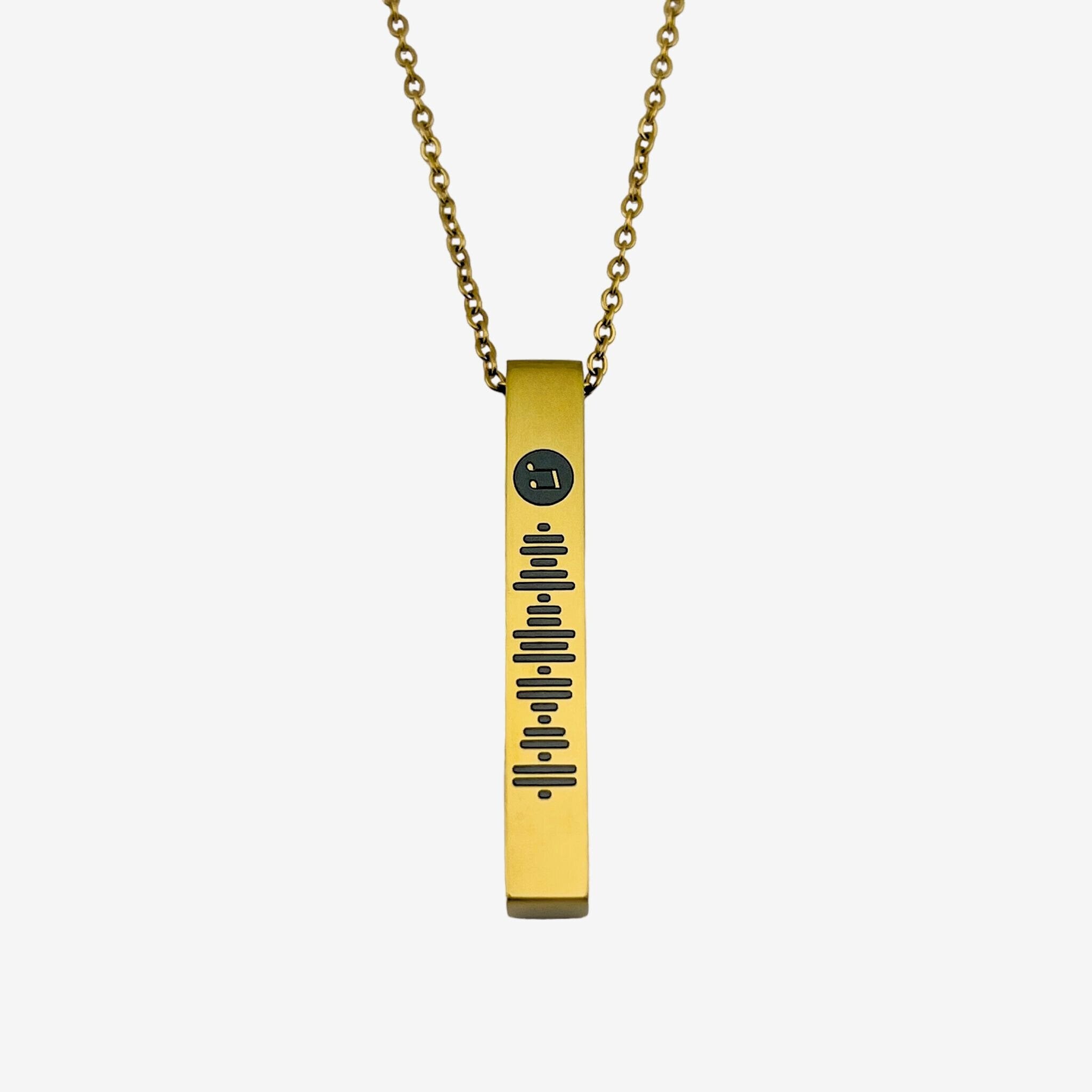 Spotify Code Bar Necklace