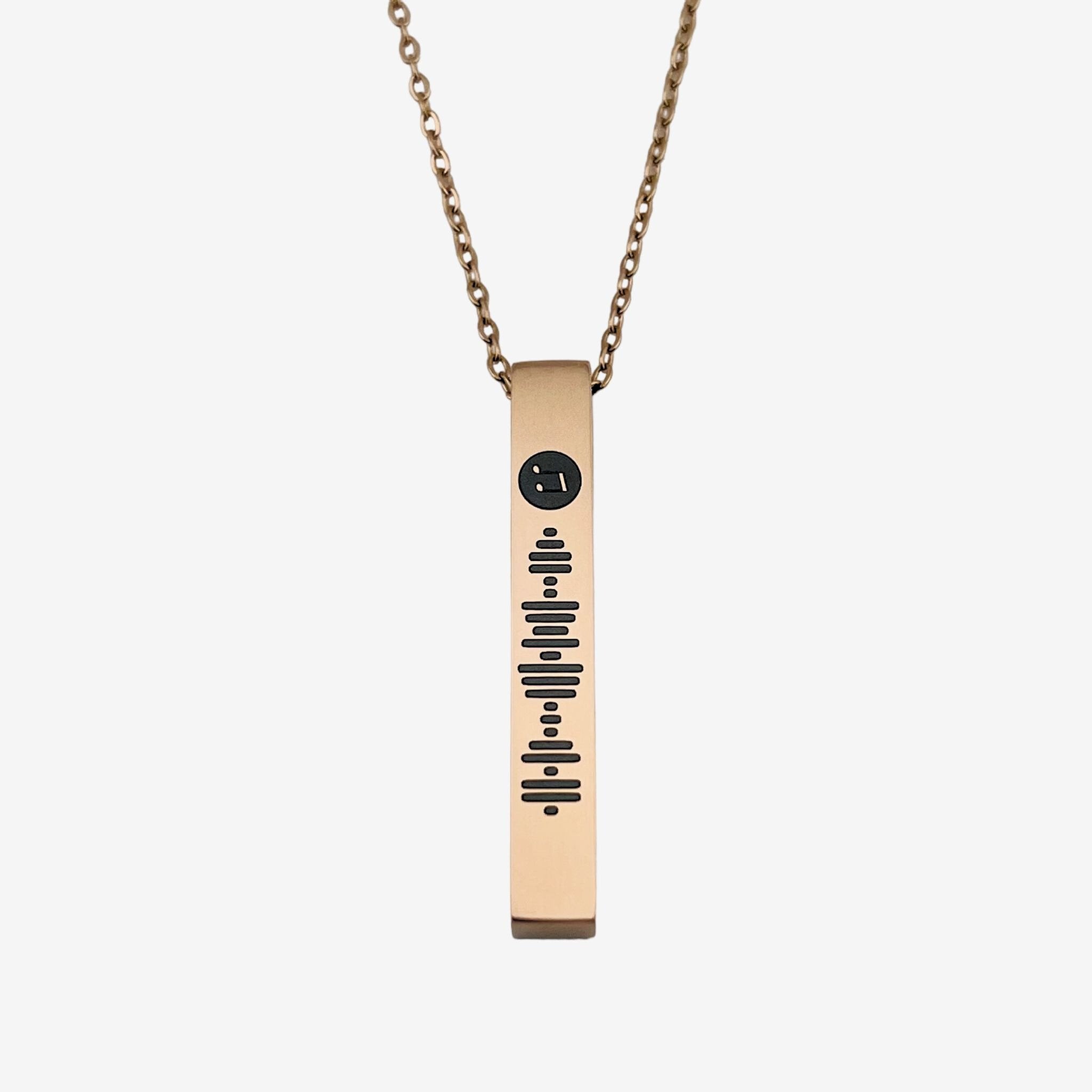 Spotify Code Bar Necklace