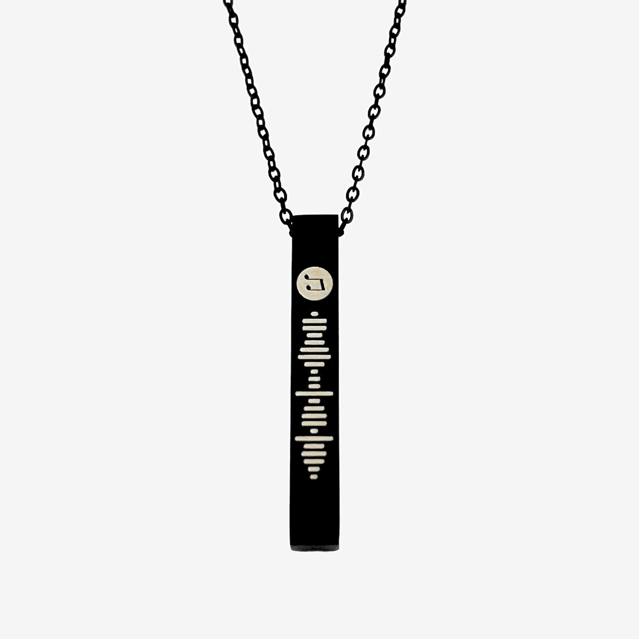 Spotify Code Bar Necklace