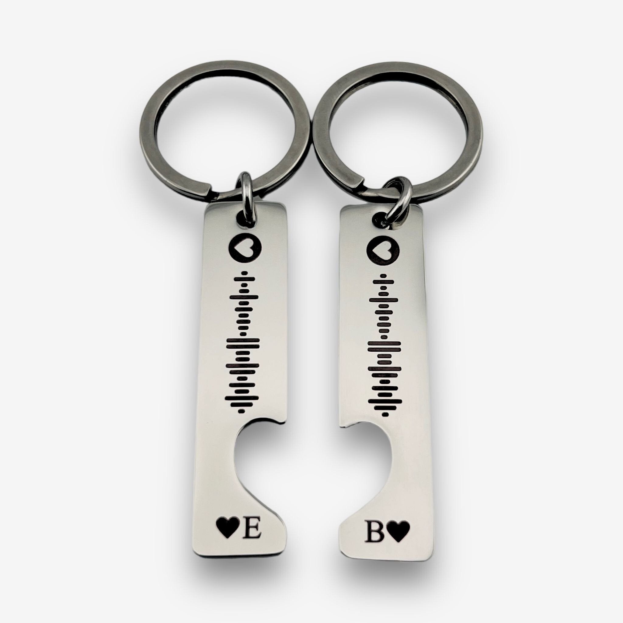 Spotify Code Pair of Keychains