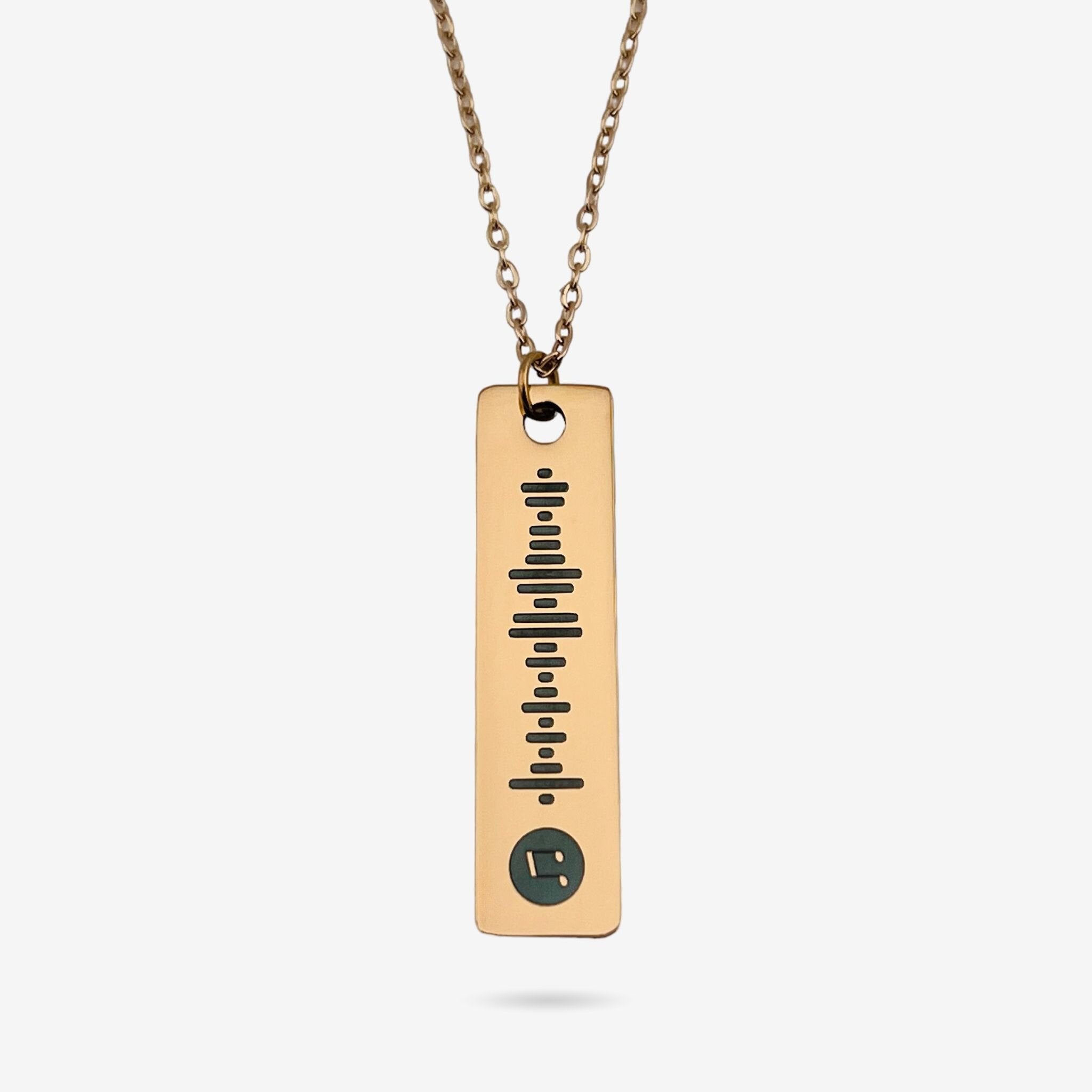 Spotify Slim Bar Necklace