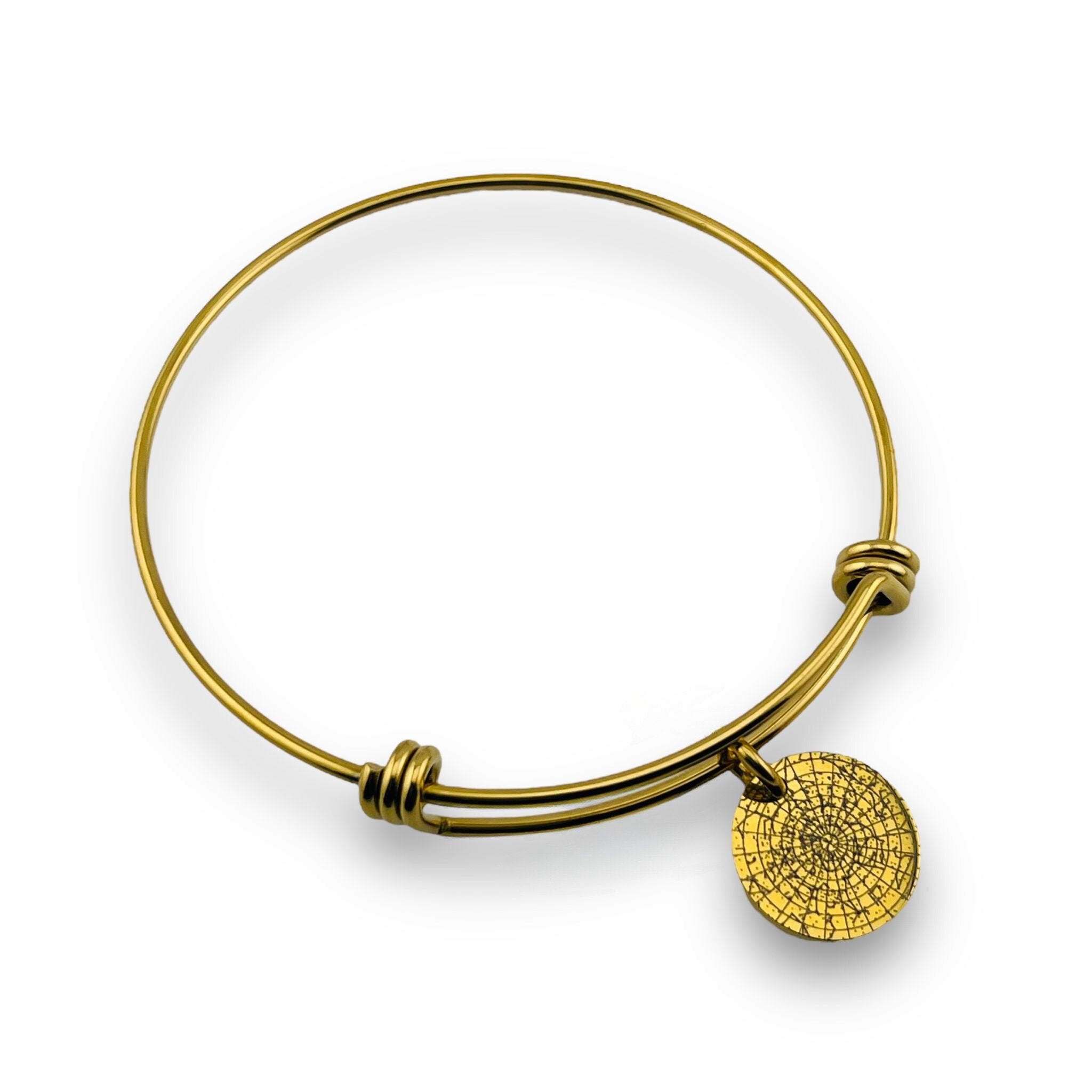 Star Map Disc Bangle