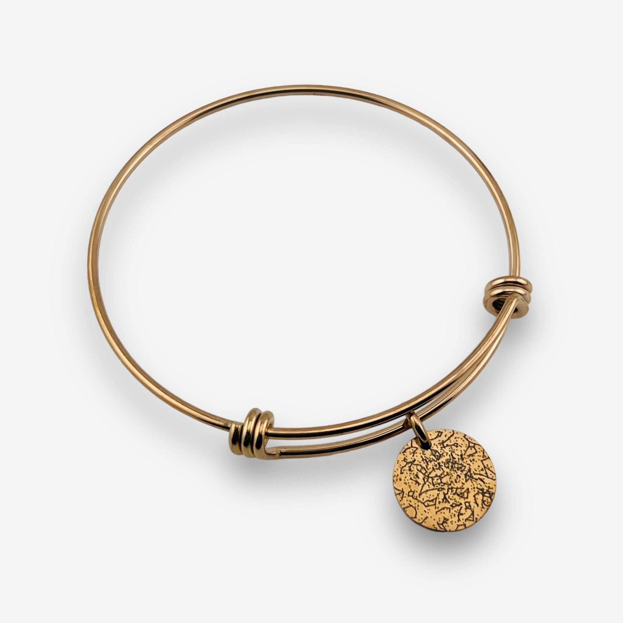 Star Map Disc Bangle