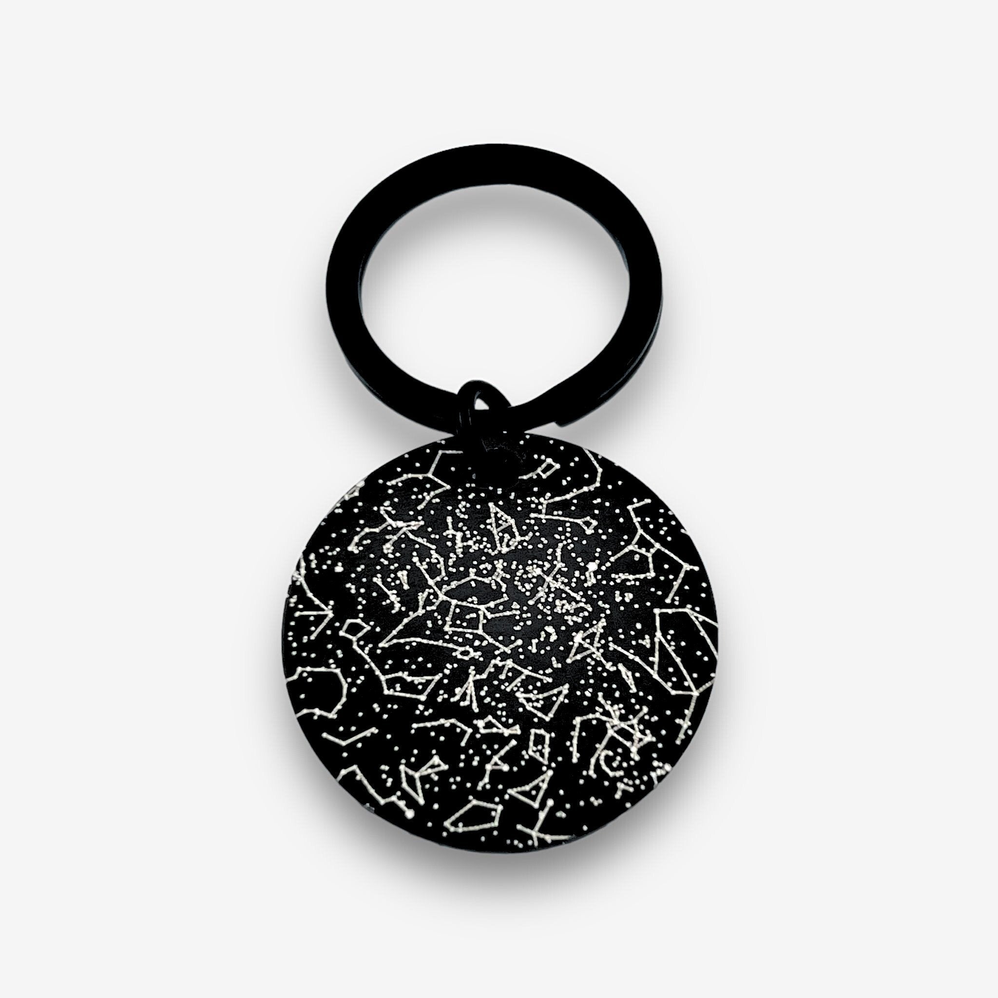 Star Map Disc Keychain