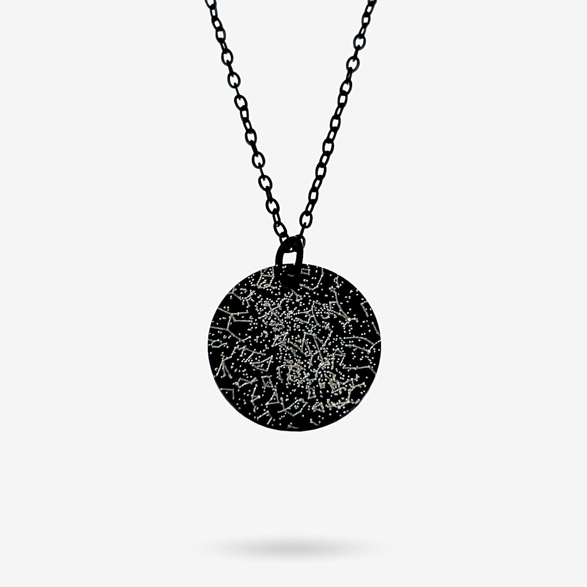 Star Map Disc Necklace