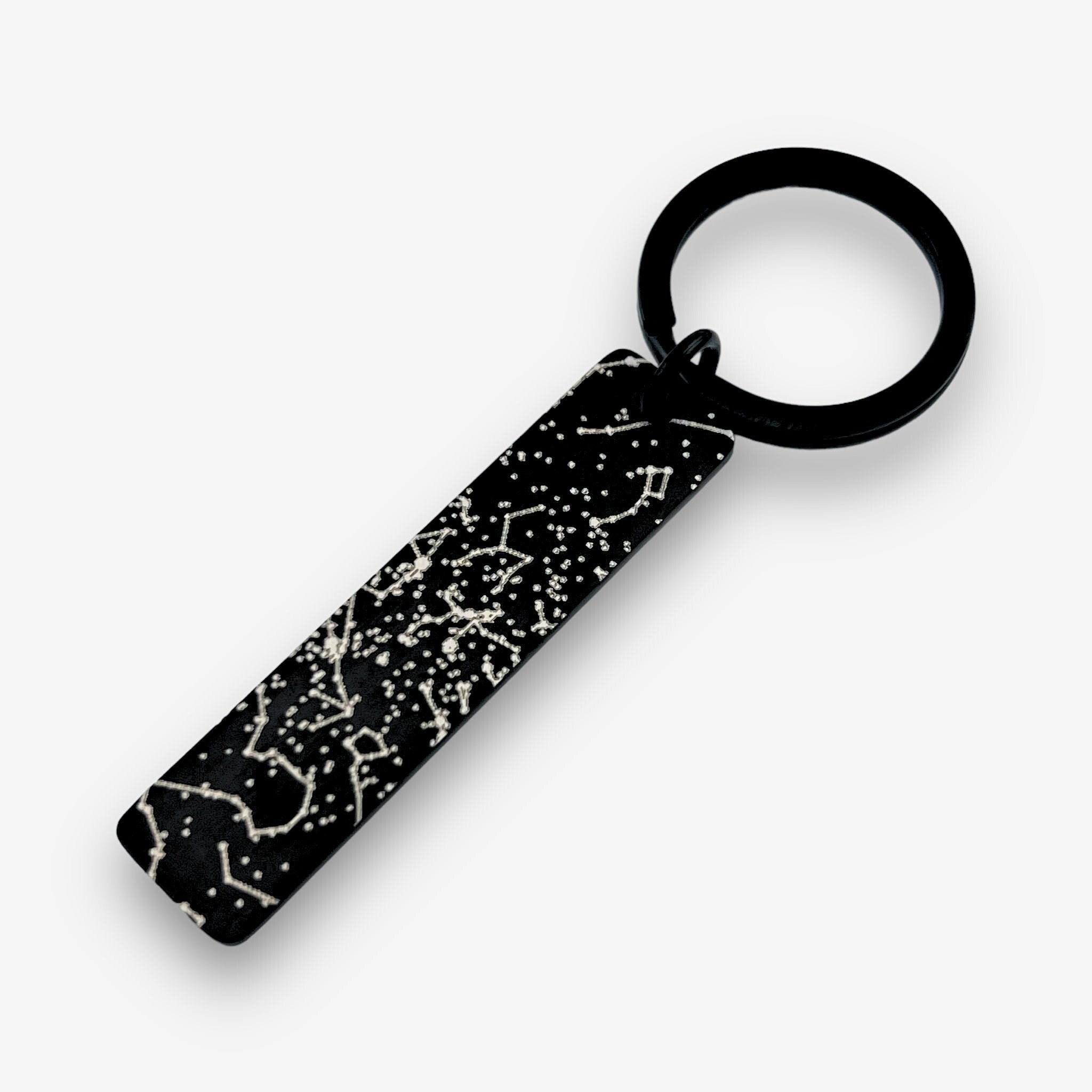 Star Map Slim Bar Keychain