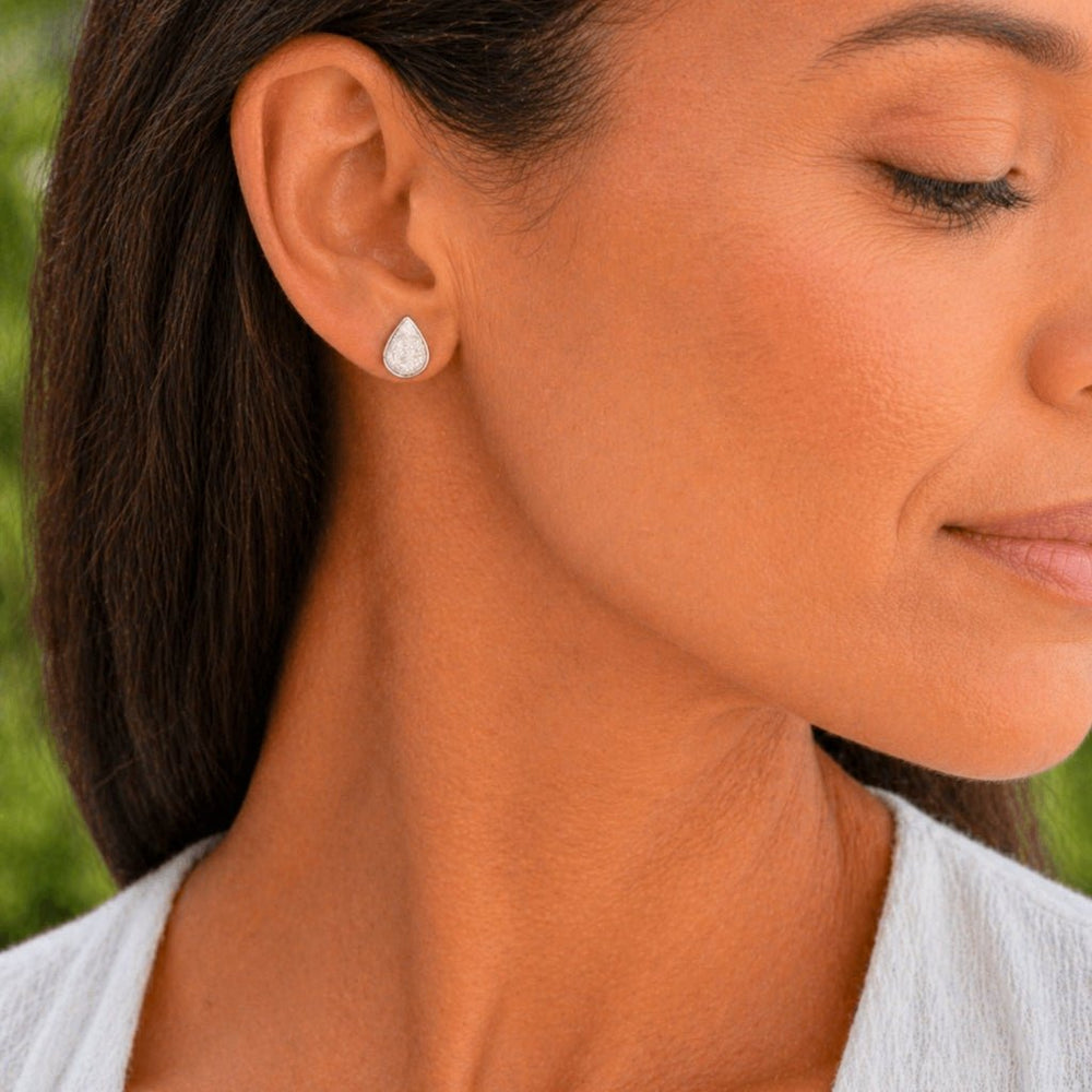 Teardrop Ashes Earrings - MemoriesMade