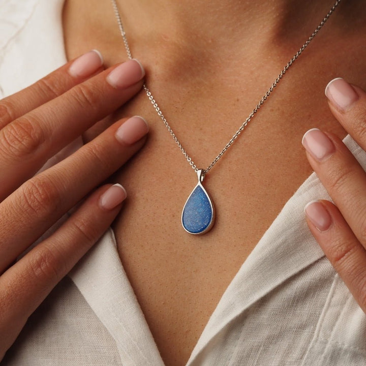 Teardrop Ashes Necklace - MemoriesMade