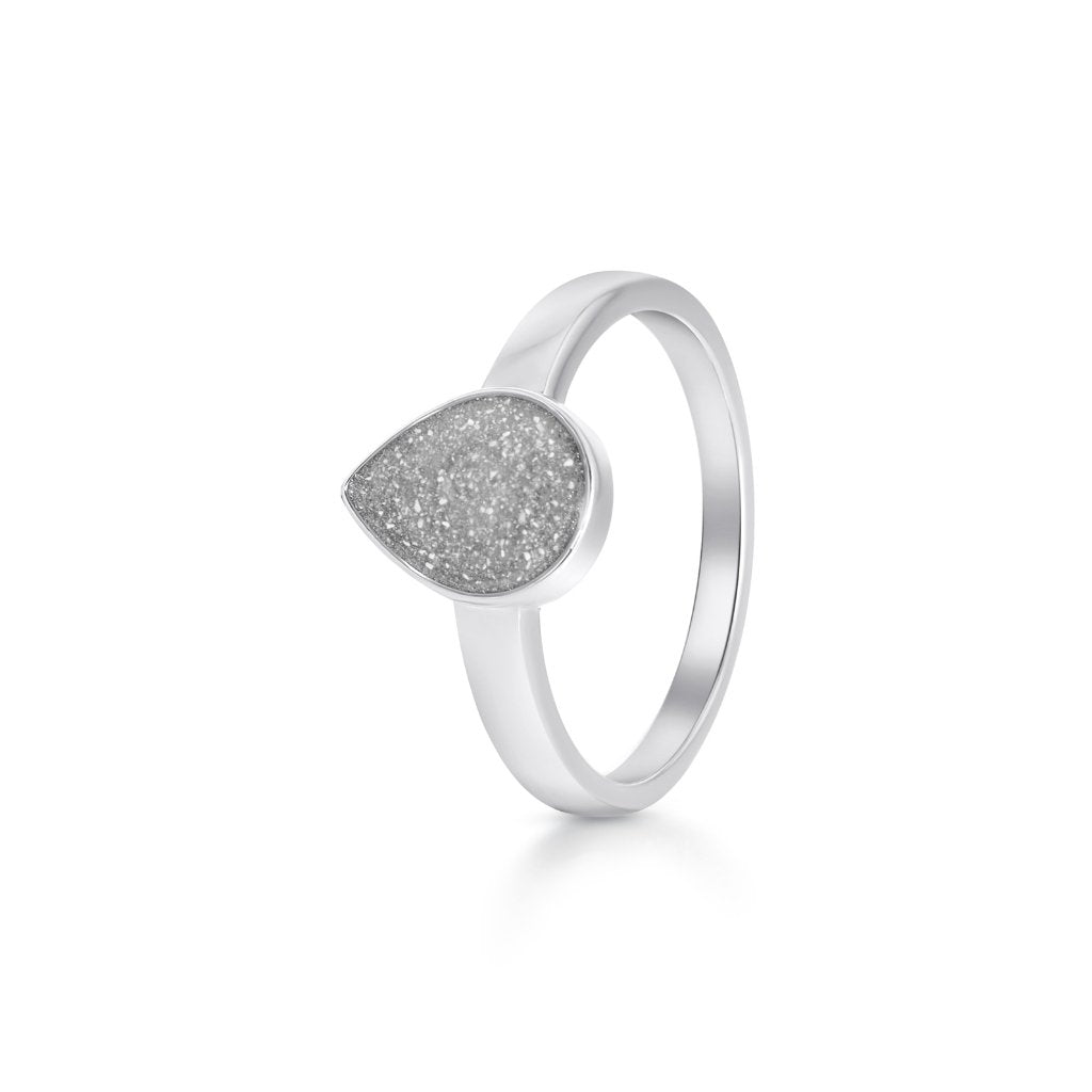 Teardrop Ashes Ring - MemoriesMade
