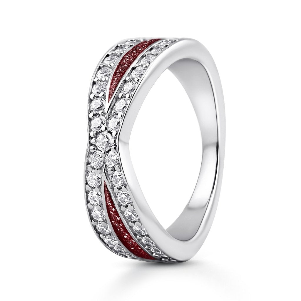 White Gold Soulbound Ashes Ring - MemoriesMade