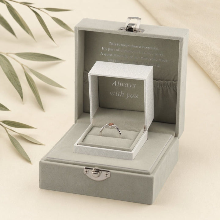 Yellow Gold Harmony Marquise Ashes Ring - MemoriesMade