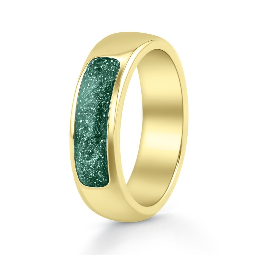Yellow Gold Legacy Ashes Ring - MemoriesMade